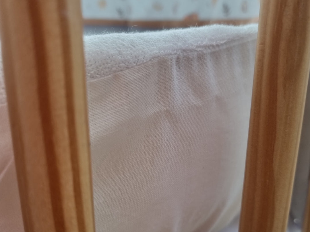 Brand New Oval Cot Mattress Protector (Mini)