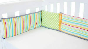 Babyhood Amani Bebé Cot Bumper - Summer Stripe Collection