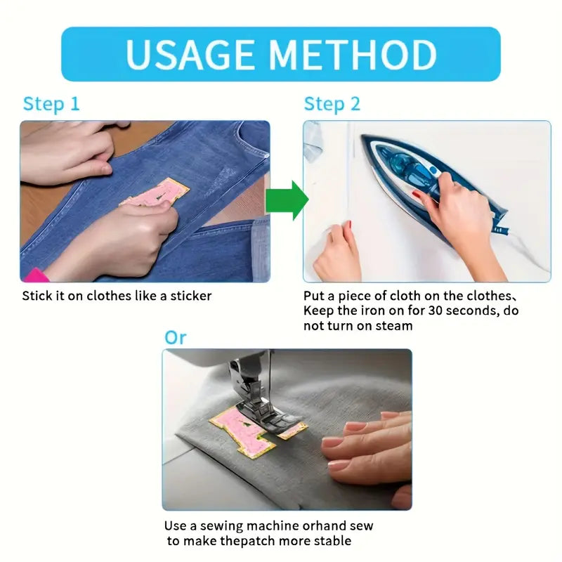 4.8cm-5.1cm Embroidery WHITE Letter Patch A-Z Iron On