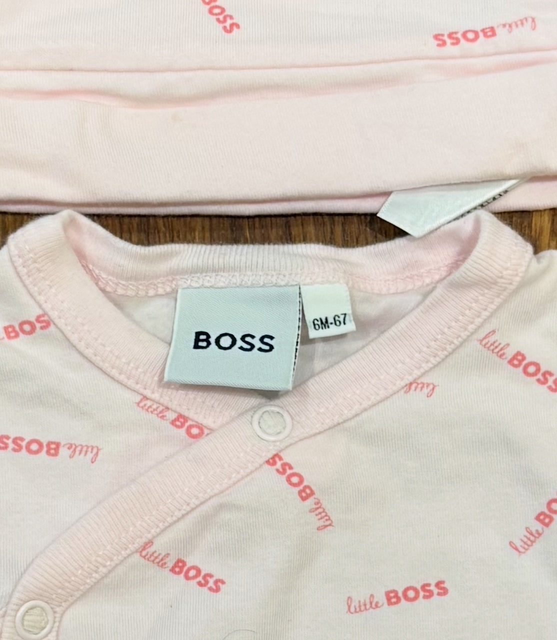 Boss Baby Girls Babygrow Gift Set in Pink*