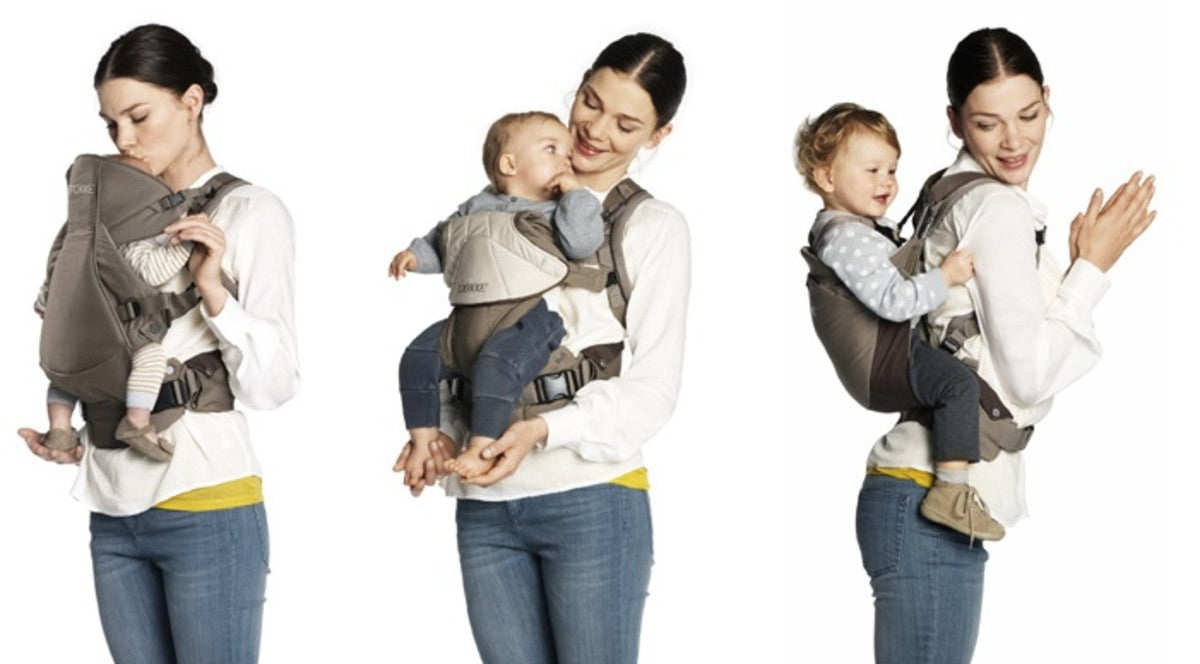 stokke mycarrier grey Stokke My Carrier Front & Back