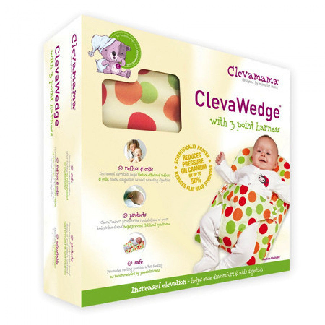 Clevamama ClevaWedge with 3 Point Harness