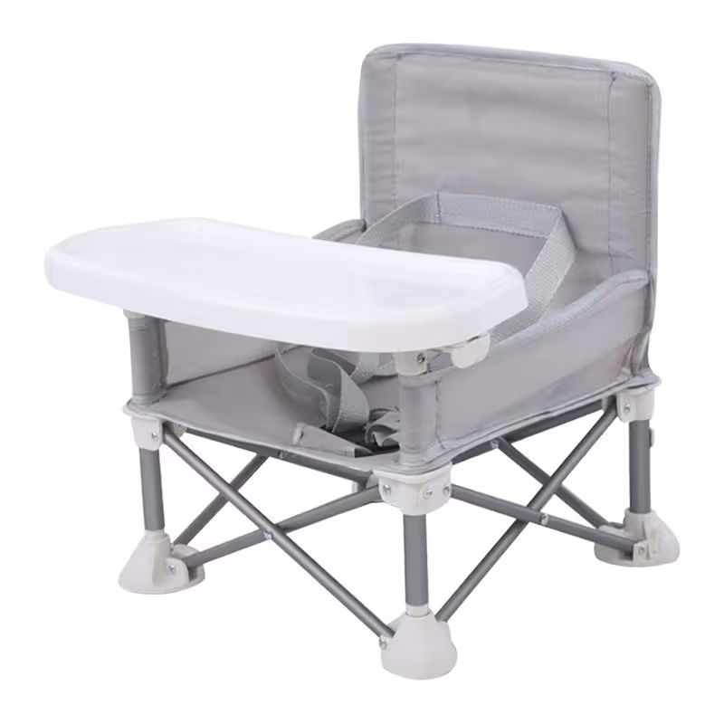 Foldable Feeding Baby Chair With Detachable Tray
