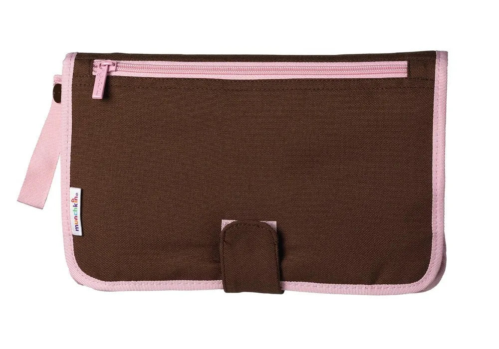 Munchkin Designer Diaper Change Kit Pink and Brown