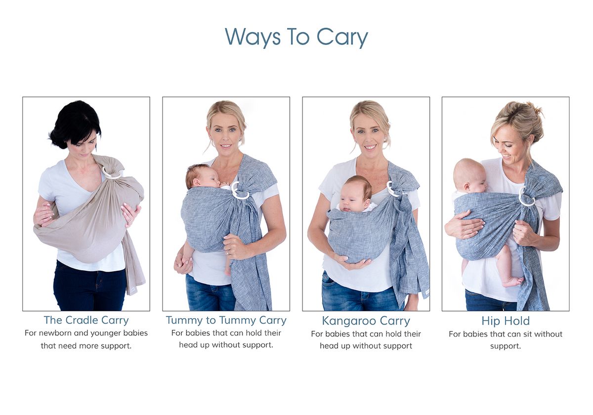 Baby Sling Carrier - Stone*