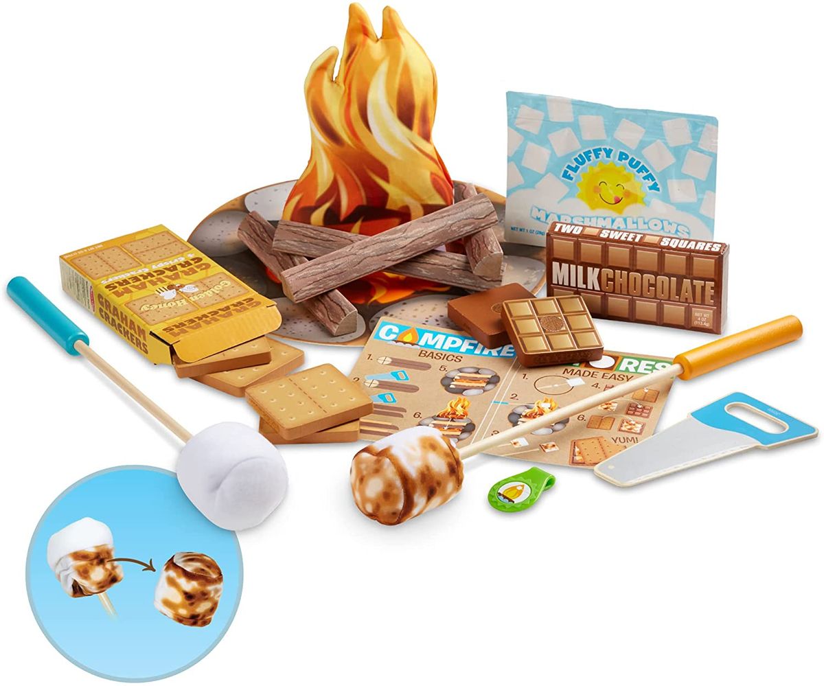 Melissa & Doug Let’s Explore Campfire S’mores Play Set