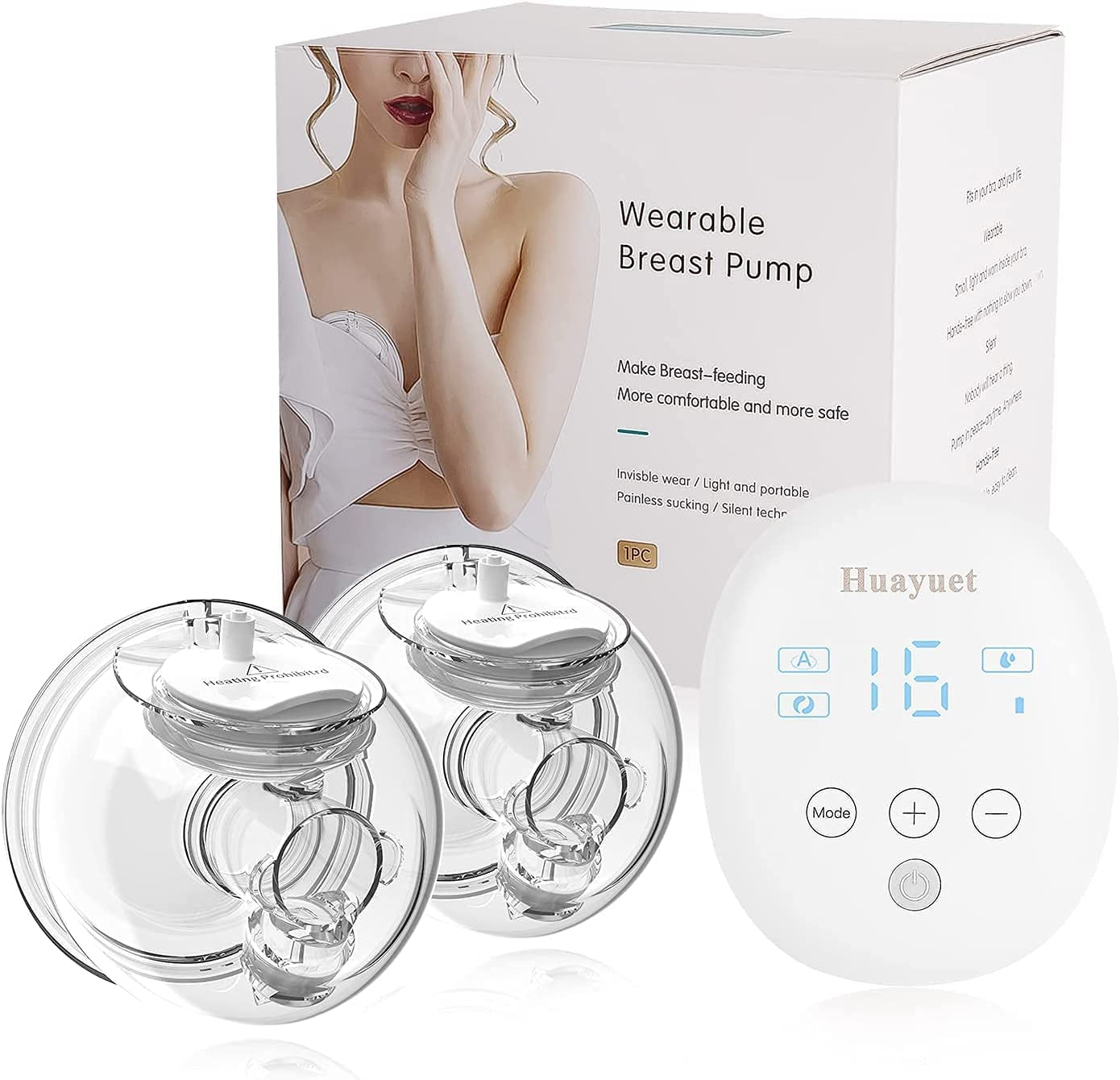 Hands  free double electronic breastpump