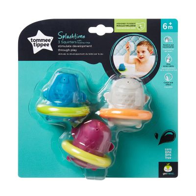 Tommee Tippee Splashtime Squirtee Bath Float Toys 6m+