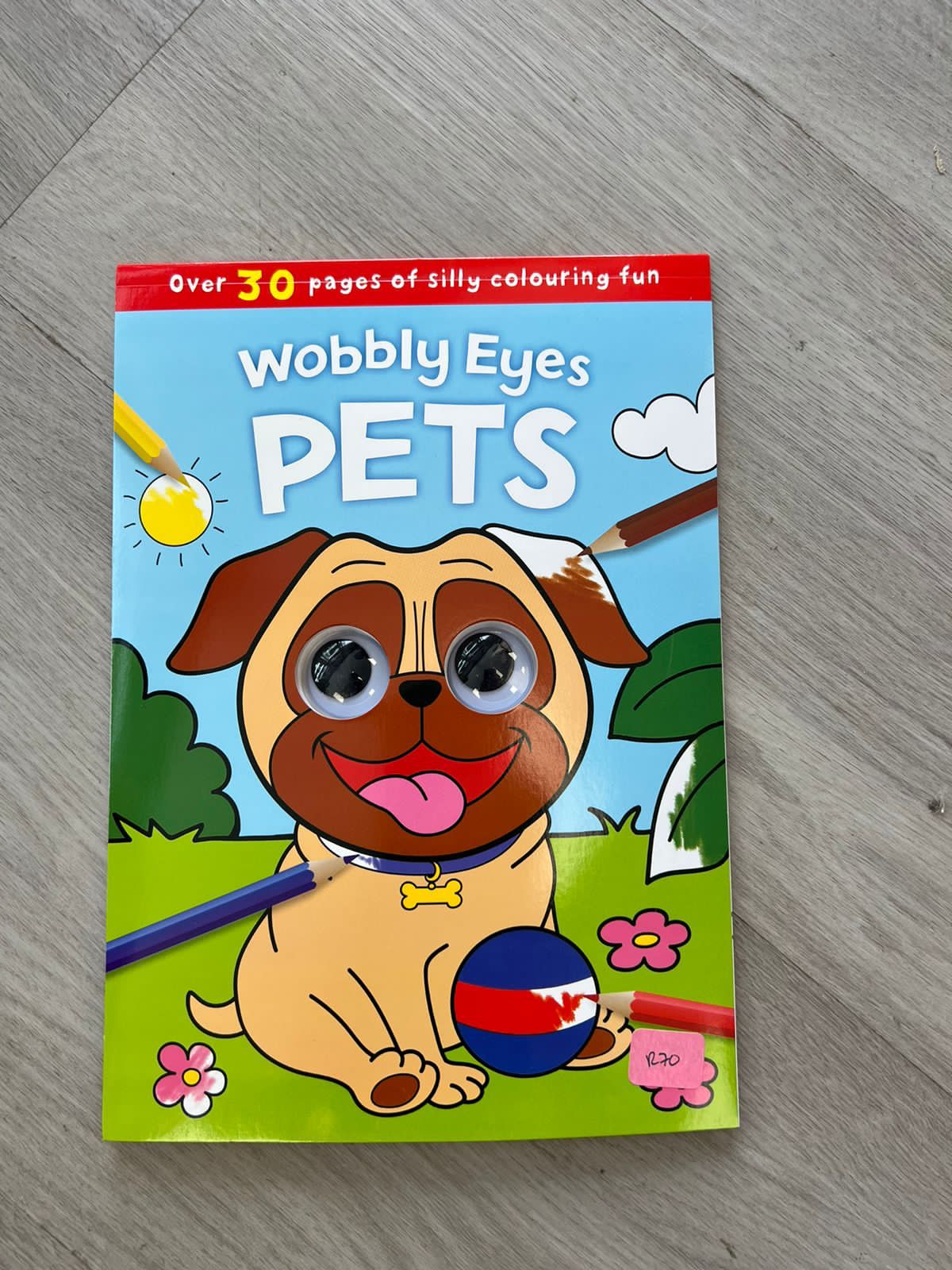 COLOURING WOBBLY EYES